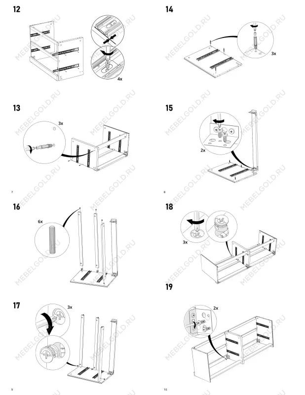 Комод Варма, 4 ящика, горизонтальный, 160х54х40 см, шпон натурального дерева, дуб беленый | изображение 22