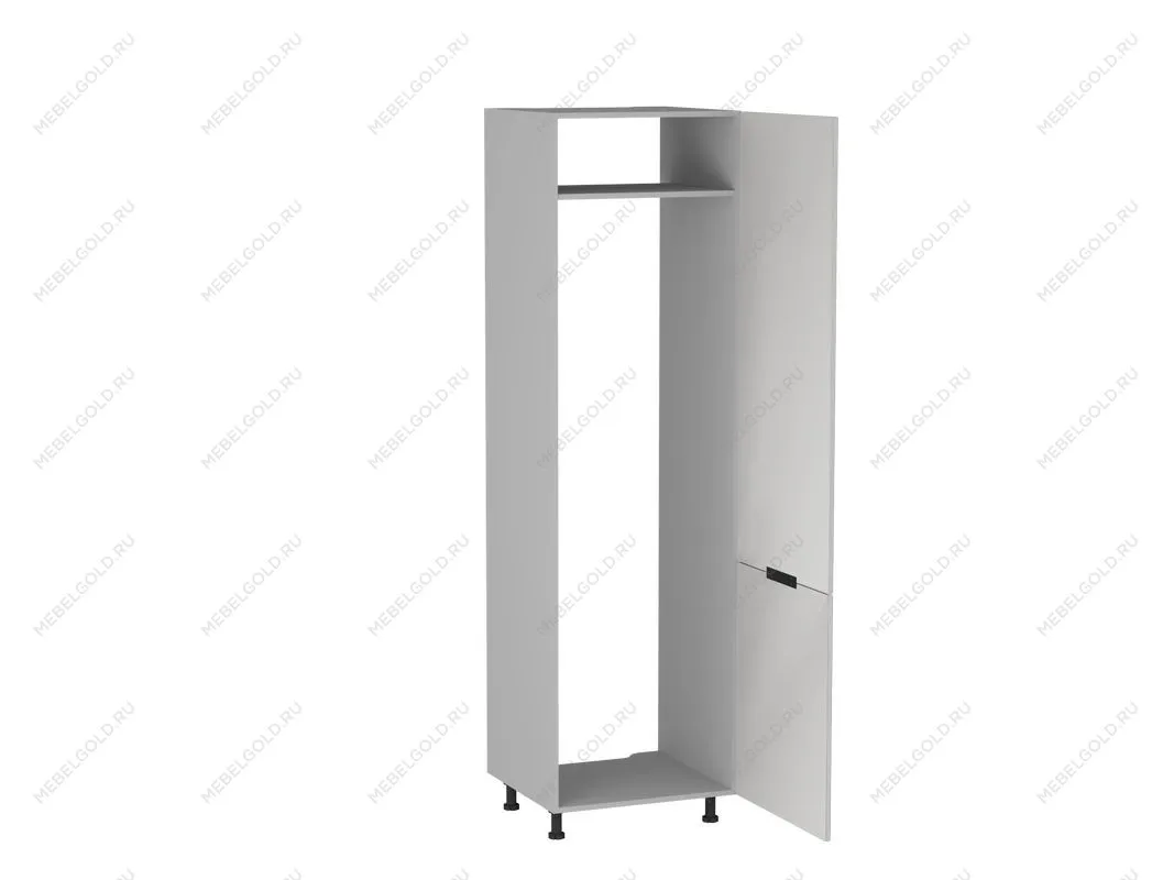 Шкаф-пенал ПХ-60, Ватель (600*566*2166) Экокожа Белый, 23932 | изображение 1