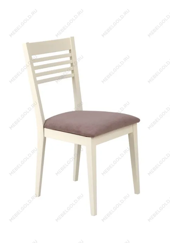 Стул Эстель (Эмаль 11 слоновая кость/ткань Smoke) | изображение 1