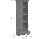 Шкаф Кентаки REG1D1S каштан | изображение 7