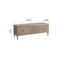 Тумба под телевизор Римини СОЛО (Мокка/Серебро) РМТ-3(s)