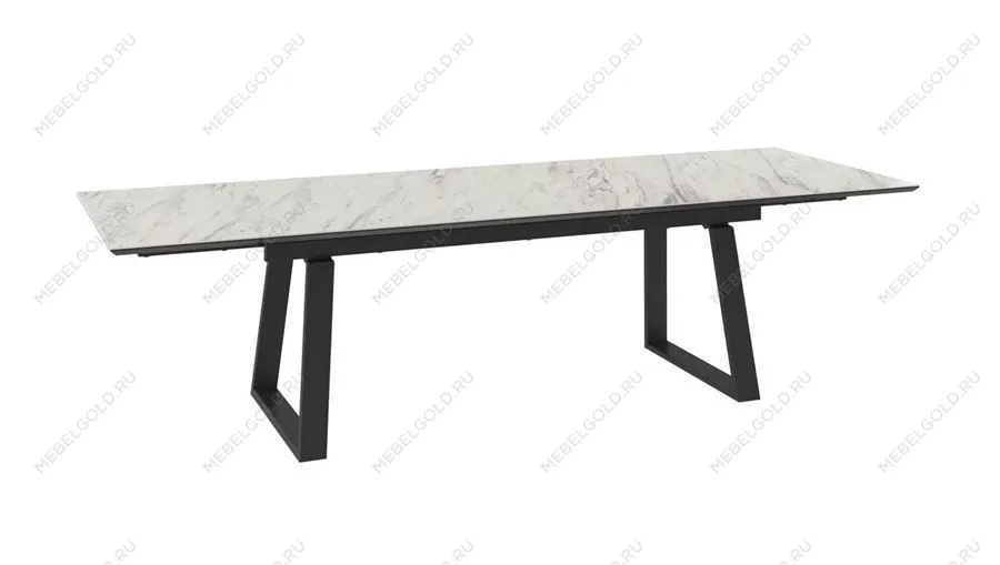 Стол с керамическим покрытием Chelsy-200 (200+45+45)х98 / Palissandro premium cer/Черный) | изображение 1