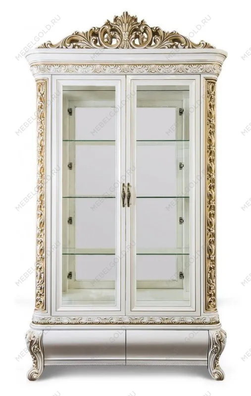 м. Марьина Роща - Витрина Алсу 2-ств белый глянец | изображение 1