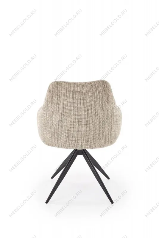 Стул кухонный Halmar K564 поворотный (бежевый/черный) | изображение 5