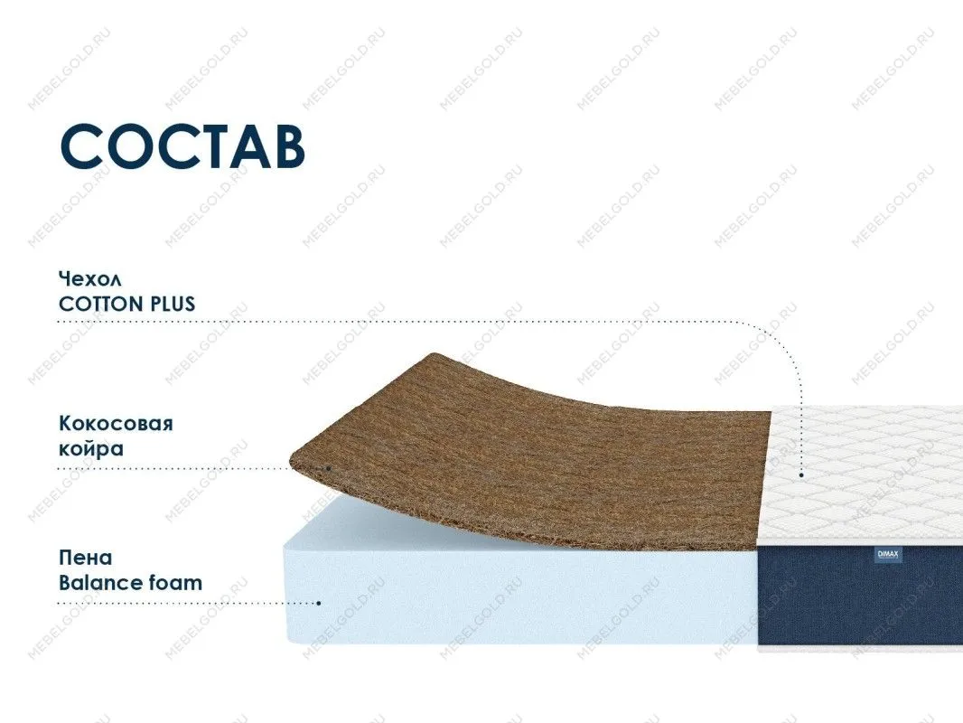 Матрас Практик Чип Ролл 18 кокос 140х200 | изображение 1