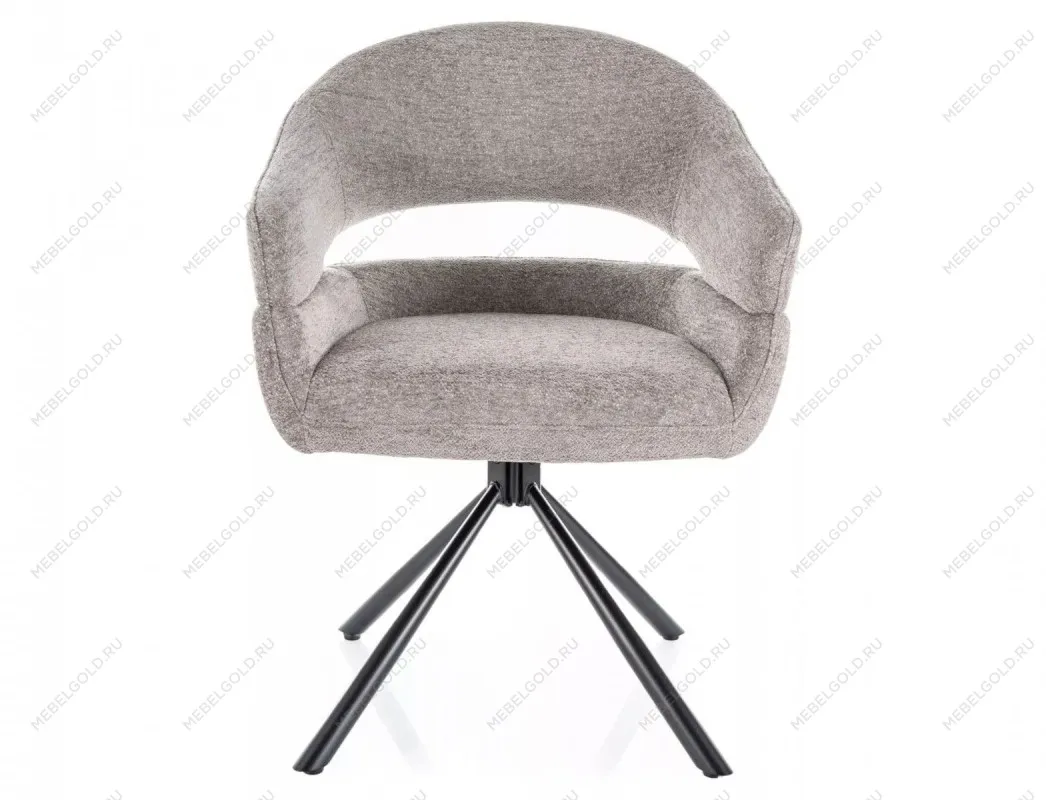 Стул кухонный Signal BORGO Raven 07 поворотный (серый/черный) | изображение 1