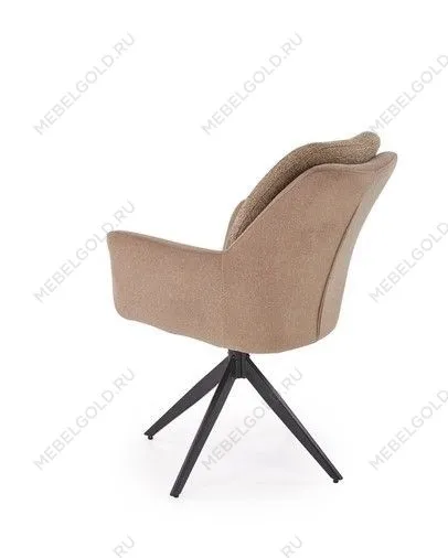 Стул кухонный Halmar K591 поворотный (коричневый/черный) | изображение 1