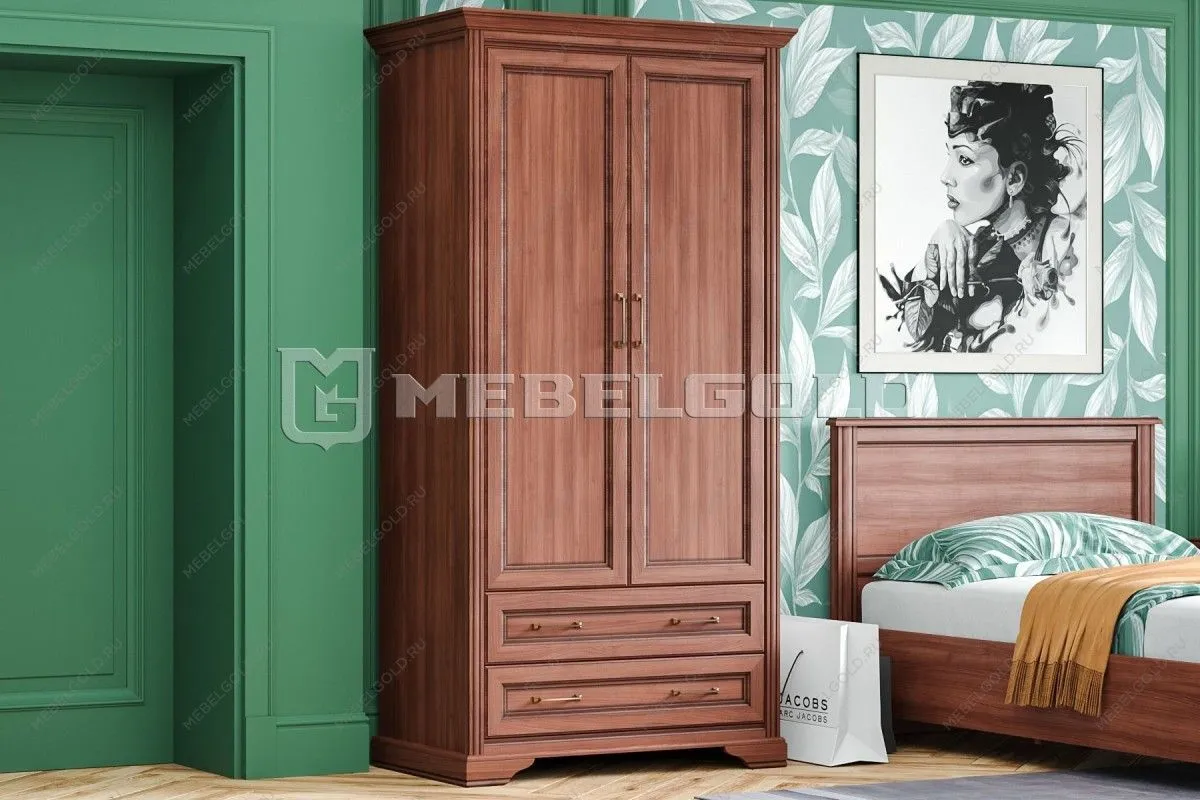 Шкаф Стилиус SZF2D2S (Орех донской) | изображение 2