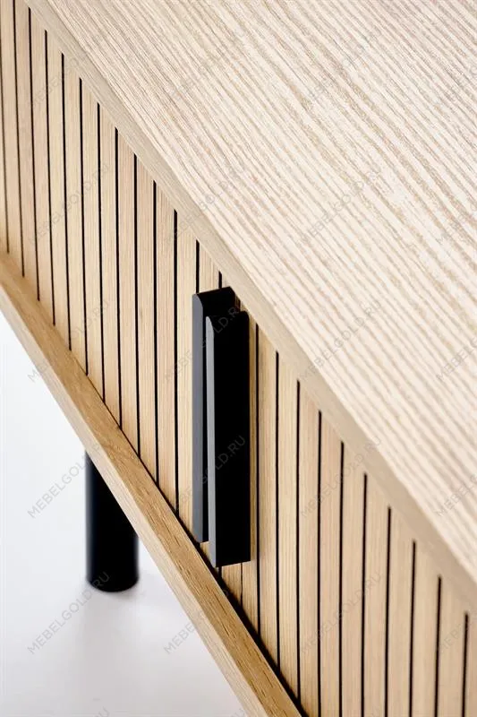 Стол журнальный Halmar ANGELINA (натуральный/черный) | изображение 4