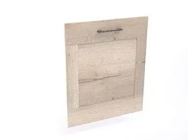 Фальш панель ФП-60, Дублин (596*16*716) Дуб галифакс белый, 21520