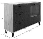 Тумба Грейс KOM2W3S с подсветкой | изображение 5