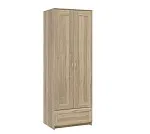 БРИМНЭС / СИРИУС Шкаф двудверный ИКЕА / IKEA с выдвижным ящиком, Дуб Сонома | изображение 3