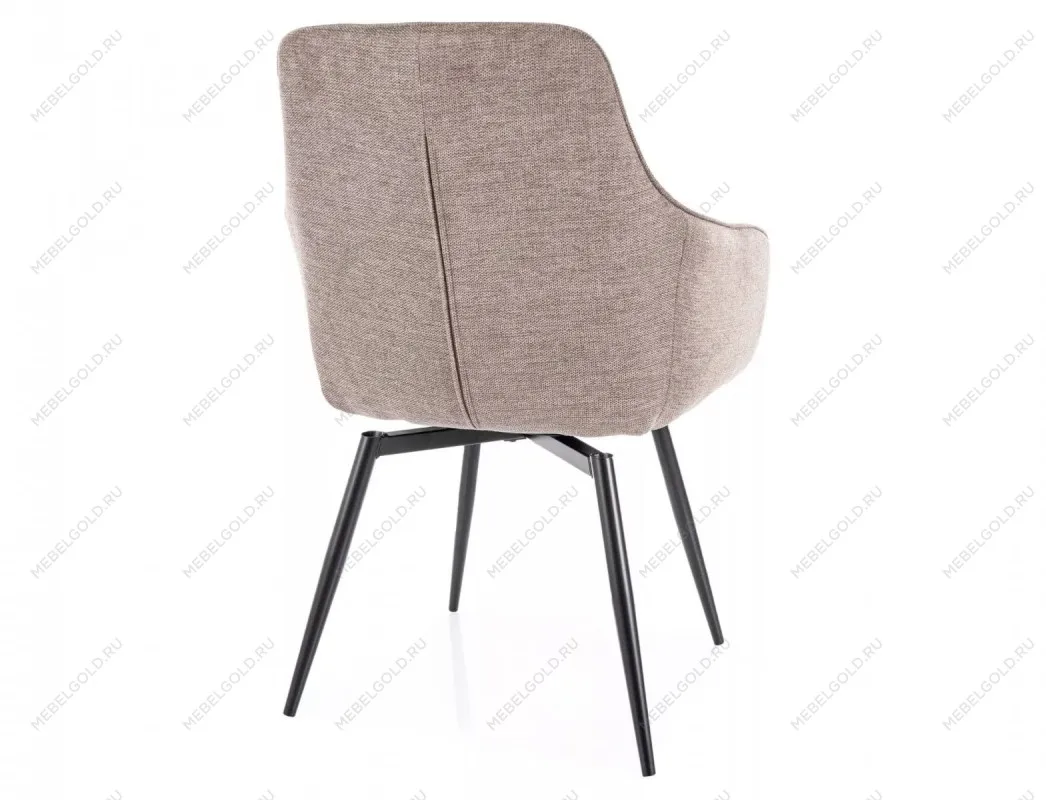 Стул кухонный Signal SERVIO Brego 34 поворотный (бежевый/черный) | изображение 3