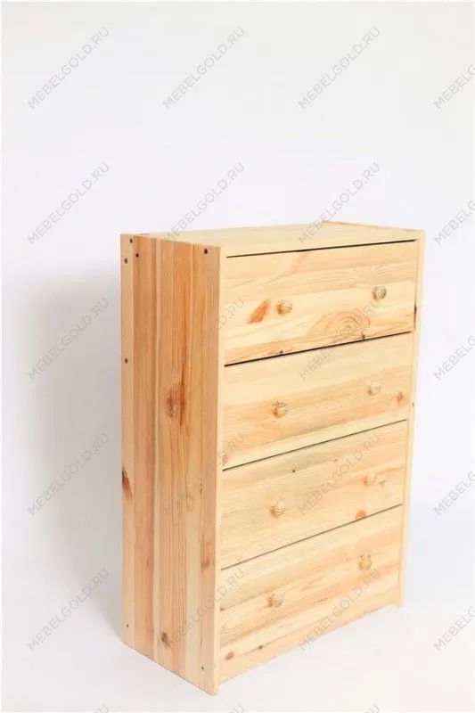 Комод Раст 4 ящика (натуральный) | изображение 1