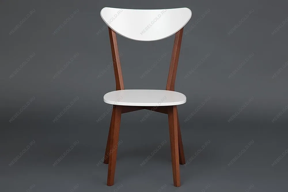 Стул с жестким сидением MAXI Коричневый, Белый | изображение 1