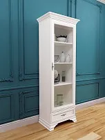 Шкаф-витрина Кентаки REG1W1S белый