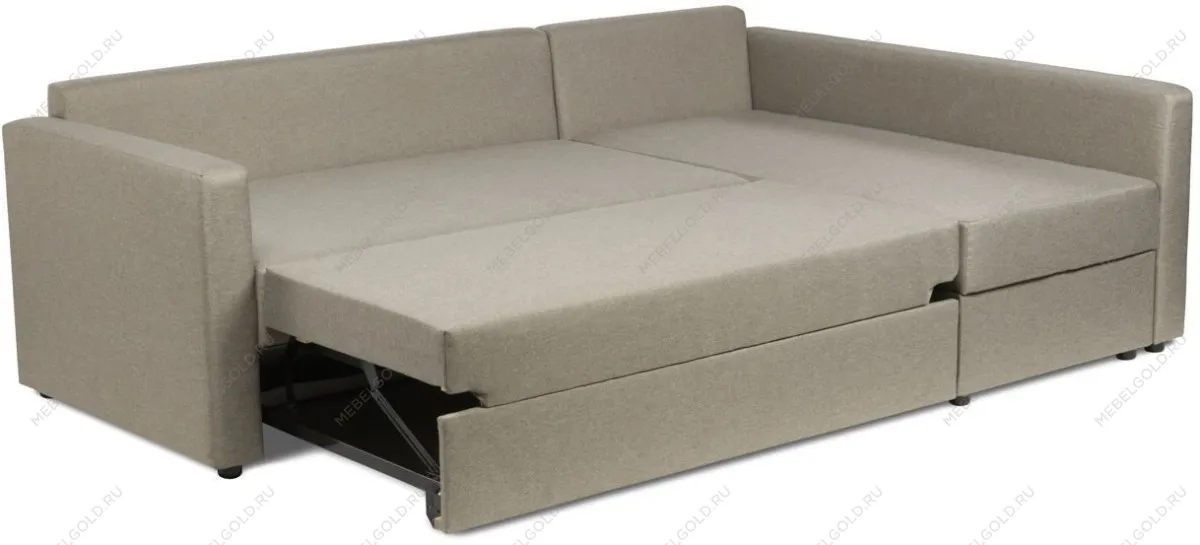 Диван-кровать ВАЛО, 230х91х72 см, серо-бежевый | изображение 4