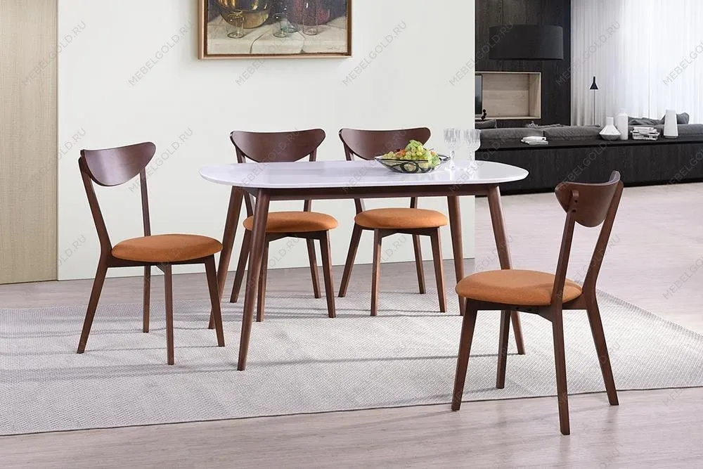 Стол обеденный MAX Коричневый, Белый | изображение 4