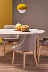 Стол обеденный Halmar PIVOT 102 (кашемир/натуральный) | изображение 9