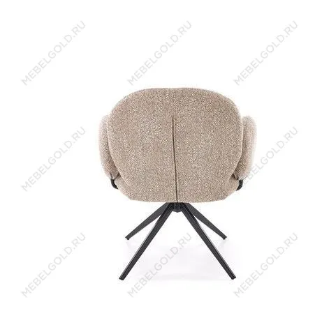 Стул кухонный Halmar K568 поворотный (темно-бежевый/черный) | изображение 4