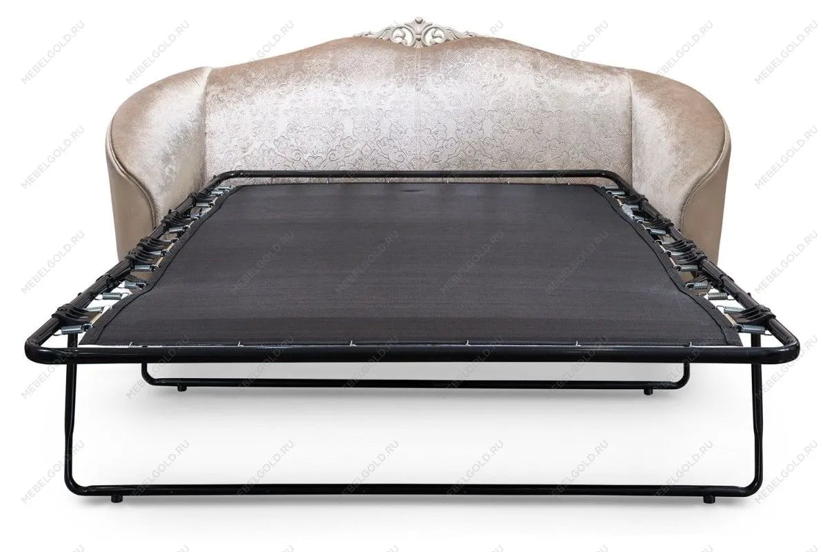 Диван Мокко 2х местный бежевый, французский раскладной механизм | изображение 3