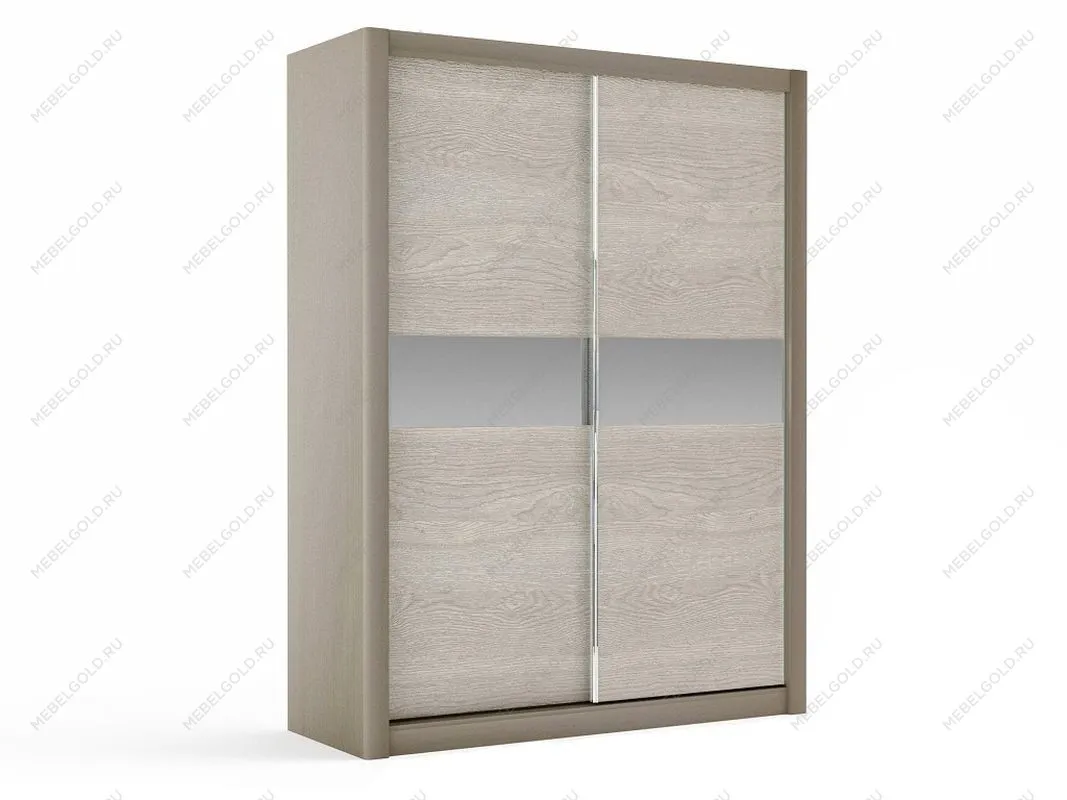 Шкаф-купе 2-х дверный, Лацио (1752*630*2300) Серый камень, 11009