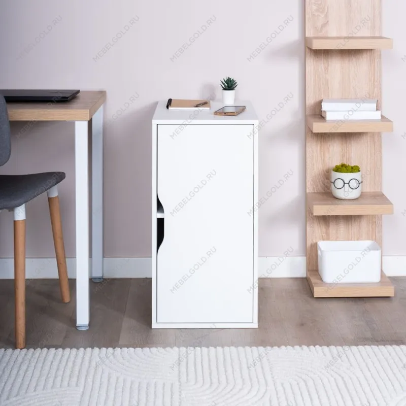 ИНГАР ДВ тумба 36x71x53, белый | изображение 3