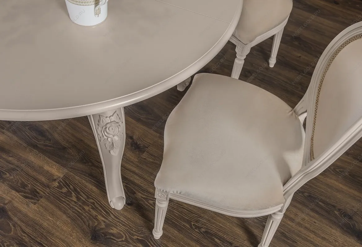 Стол Мокко круглый бежевый | изображение 4