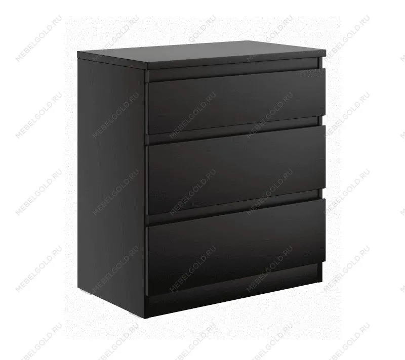 КАСТОР (KULLEN) комод ИКЕА / IKEA 3 ящика Дуб Венге | изображение 3