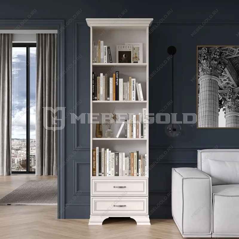 Стеллаж Тиффани 2S вудлайн кремовый | изображение 1