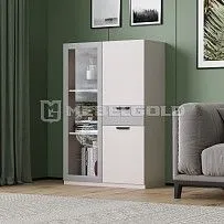 Шкаф с витриной Модерн 1V2D1S