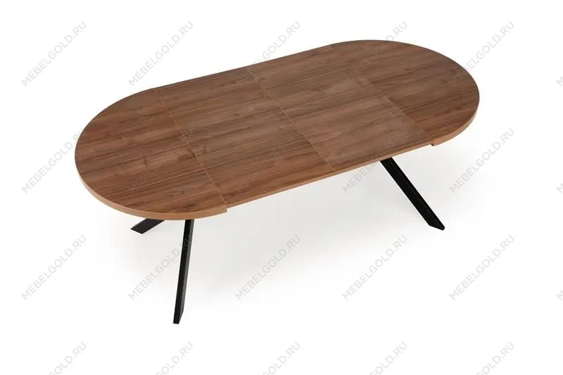 Стол обеденный Halmar PERONI раскладной (орех/черный) | изображение 7