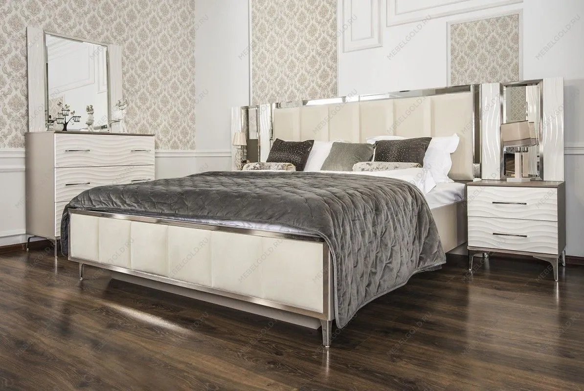 Кровать Гравита 180x200 см белый глянец | изображение 1