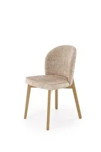 Стул кухонный Halmar BASSO (бежевый/дуб натуральный)