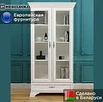 Шкаф с витриной Кентаки REG2W1S белый | изображение 1