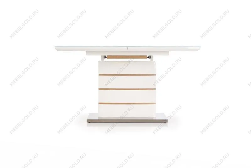 Стол обеденный Halmar TORONTO раскладной (белый/золотой дуб) | изображение 6