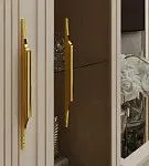 Витрина Замира 2-ств высокая бежевый | изображение 2