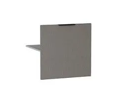 Доп. опция к ПГ-60, Ватель (596*596) Экокожа Серый, 23333