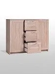 Тумба Сириус, 2 двери и 3 ящика, 117х41х95 см, дуб сонома | изображение 8