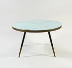 Стол журнальный Signal VEGA B (мраморный эффект/черный) | изображение 2