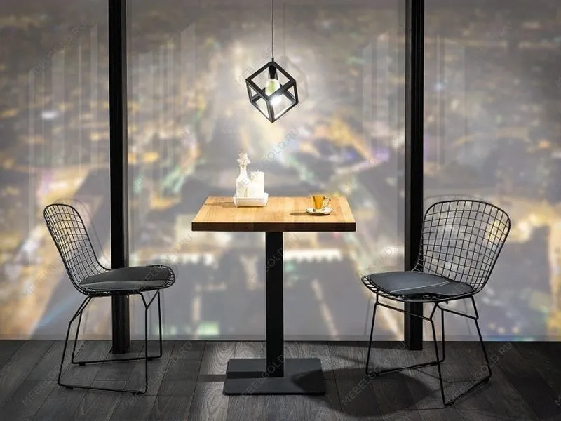 м. Марьина Роща - Стол обеденный Signal PURO 70 (дуб/черный) | изображение 1