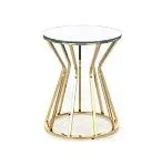 Стол журнальный Halmar AFINA S (зеркало/золотой) | изображение 1