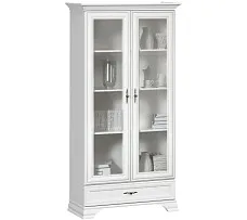 Шкаф с витриной Кентаки REG2W1S белый - Выставка м. Марьина роща