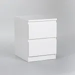 МАЛЬТА тумба ИКЕА / IKEA 2 ящика 40х54 белая | изображение 1
