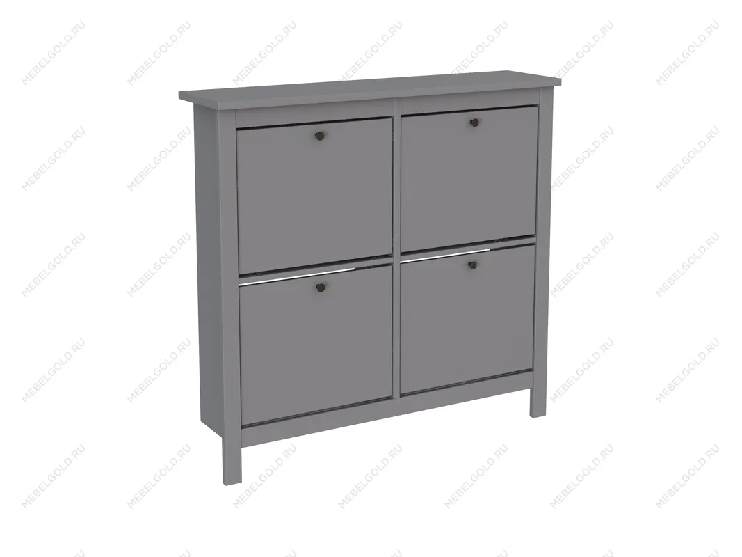 САГА тумба для обуви 113х108 серая