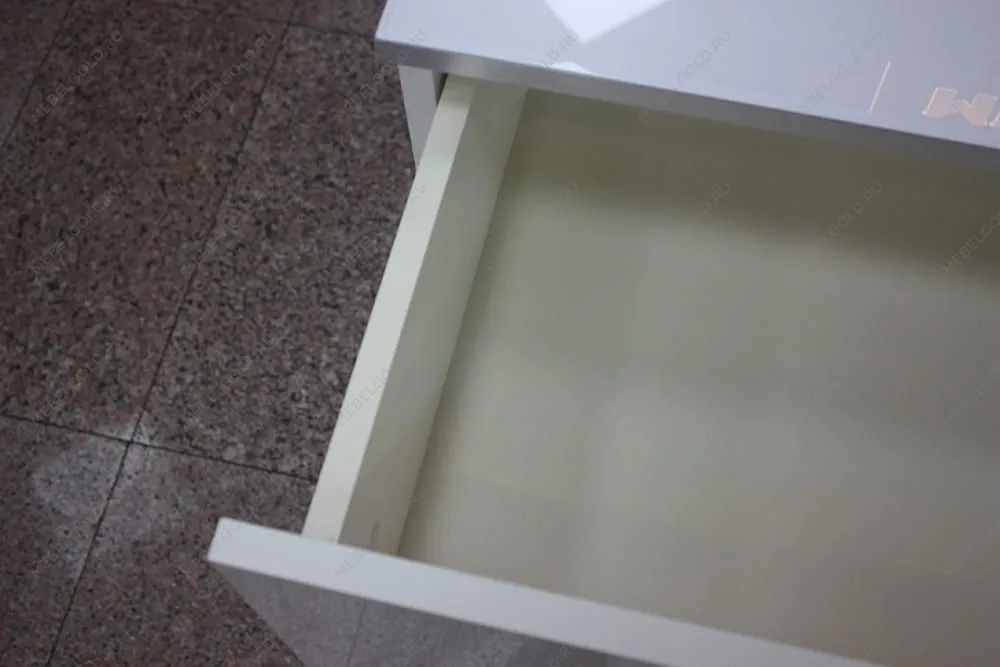 Шкаф 6-ти дв. для платья и белья Диора слоновая кость/золото ДШ2/6 | изображение 7