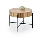 Комплект Halmar DANTE (2 стола журнальных) (натуральный/черный) | изображение 5