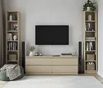 Комод Варма, 4 ящика, горизонтальный, 160х54х40 см, шпон натурального дерева, дуб беленый | изображение 8