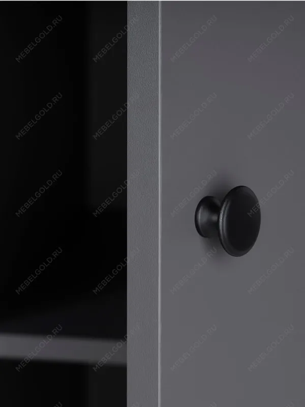 Шкаф распашной Сага, 3 двери, 132х64х215 см, серый | изображение 3