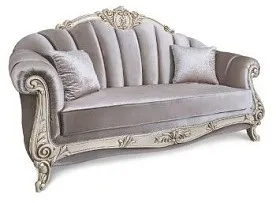 Диван Марселла 3х местный крем глянец